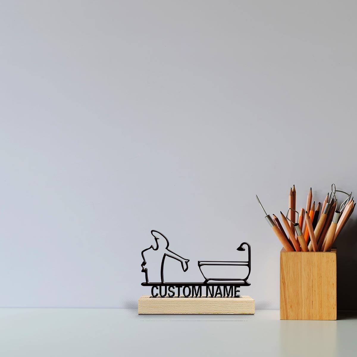 Desktop Laser Engraver - Adornos metálicos de escritorio con nombre