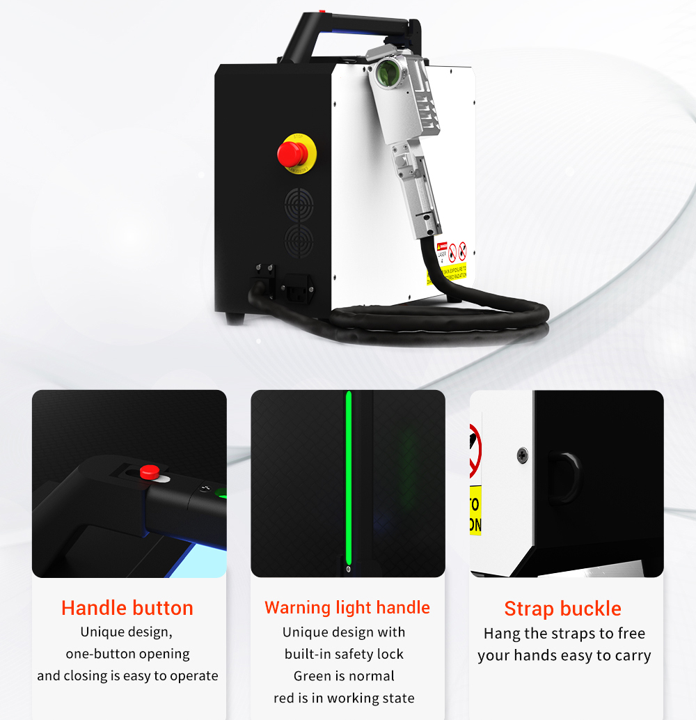 Portable Laser Rust Removal - Nueva Máquina de Limpieza Láser de