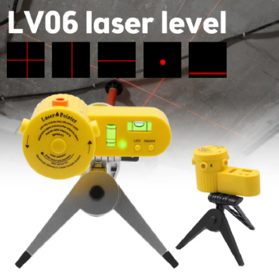 Industrial Laser Pointer - Nivel láser multifunción 4 en 1,