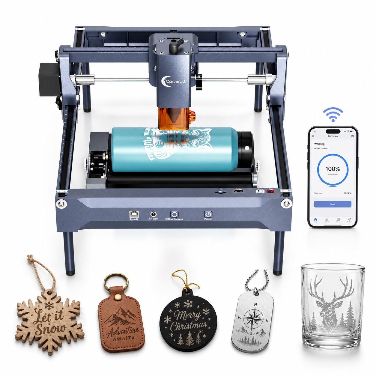 Industrial Laser Cutting Machine - Máquina de Grabado Láser K15PRO 5W