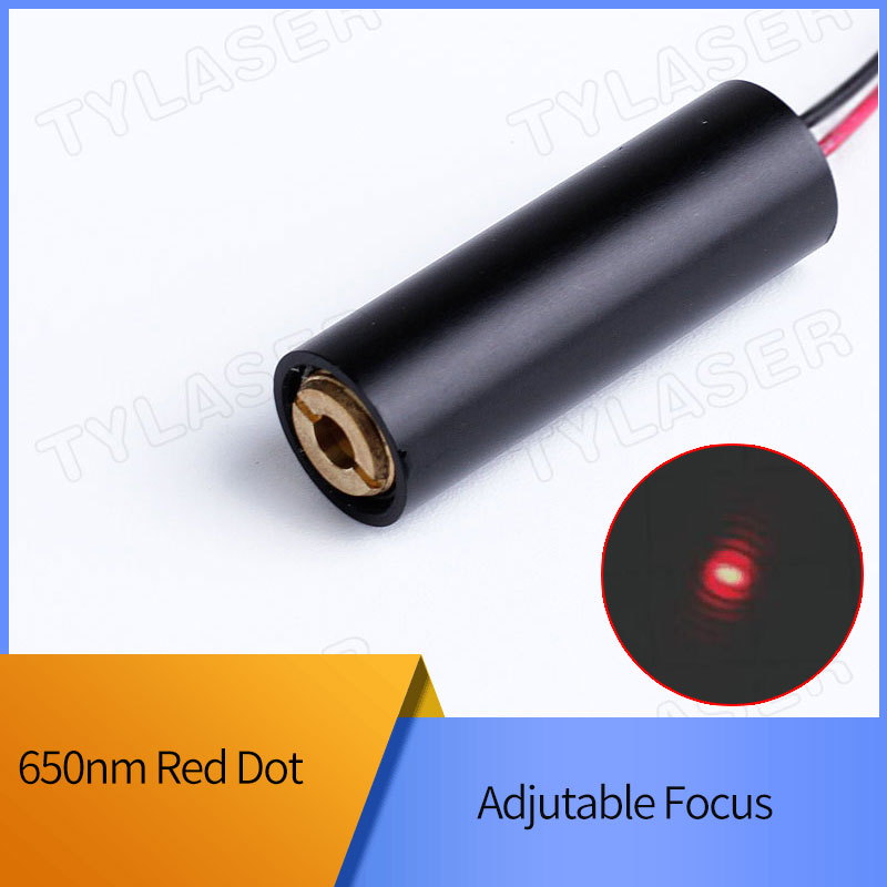 Industrial Laser Diode - D10X30mm Enfoque Ajustable 650nm 1mW 5mW