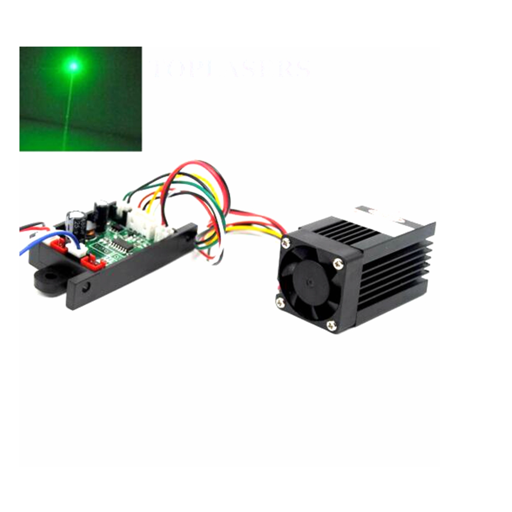Laser Industrial Verde - Módulo industrial 12V del diodo láser