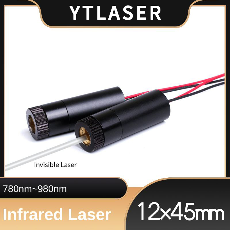 Industrial Laser Diode - D12X45mm Enfoque Ajustable 780nm 830nm 850nm