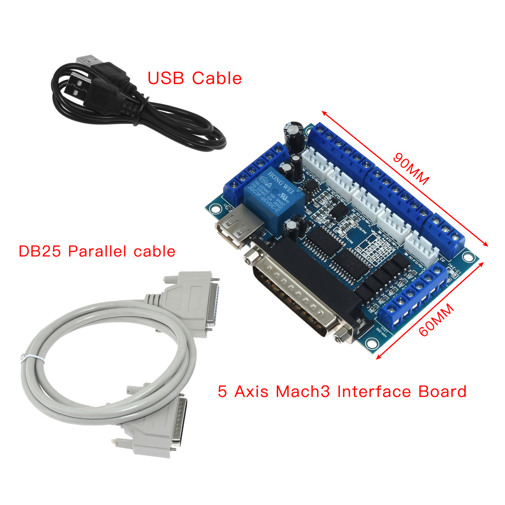 Stepper Driver Cnc - Placa de conexión CNC MACH3 de