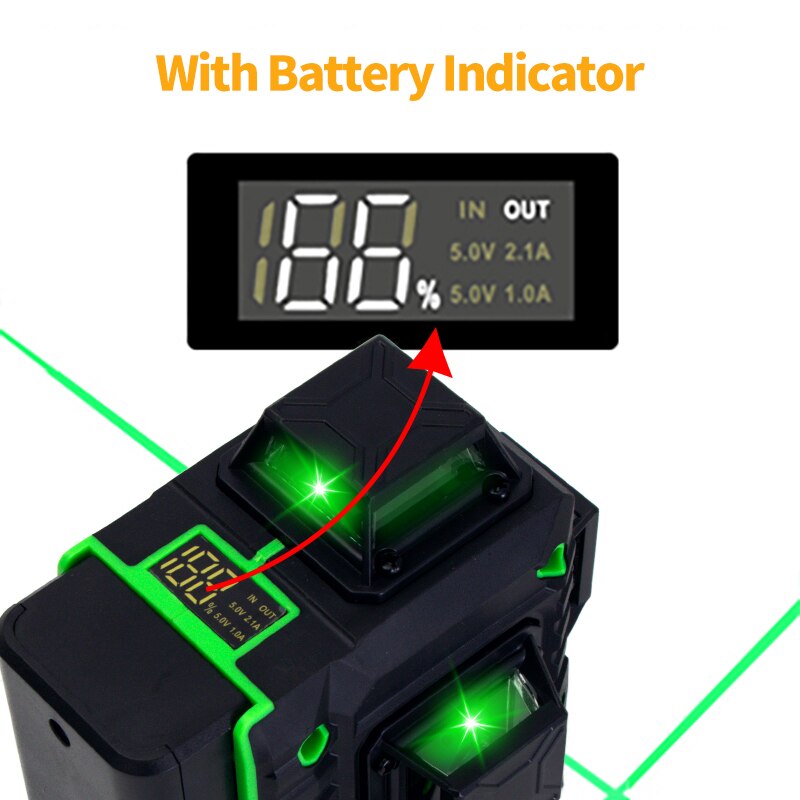 Nivel Láser Verde FEIDSIDE de  - Industrial Laser Pointer reseña y precio