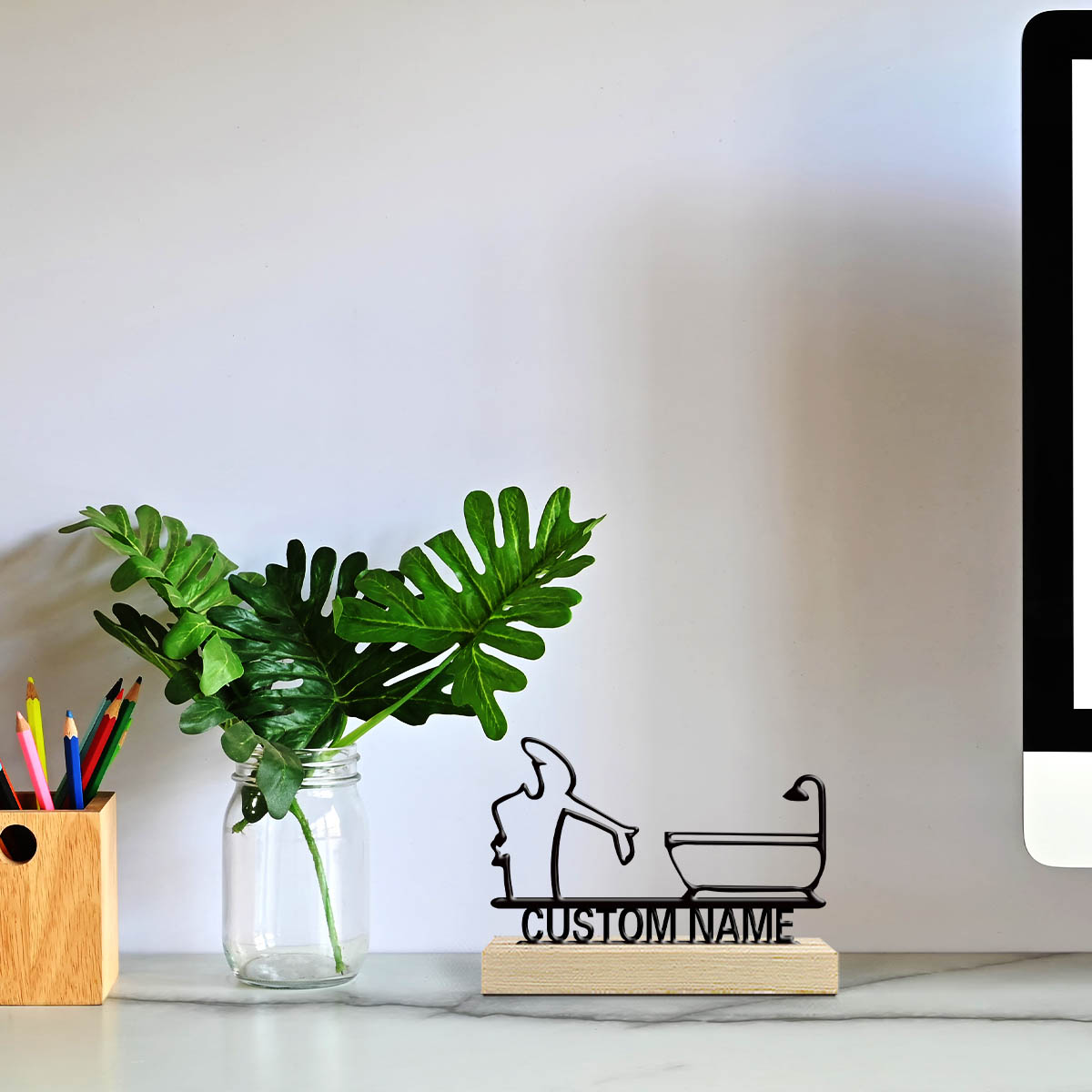 Adornos metálicos de escritori - Desktop Laser Engraver reseña y precio
