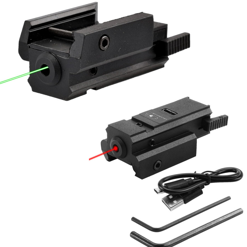 Mini láser rojo verde táctico  - Industrial Laser Pointer reseña y precio
