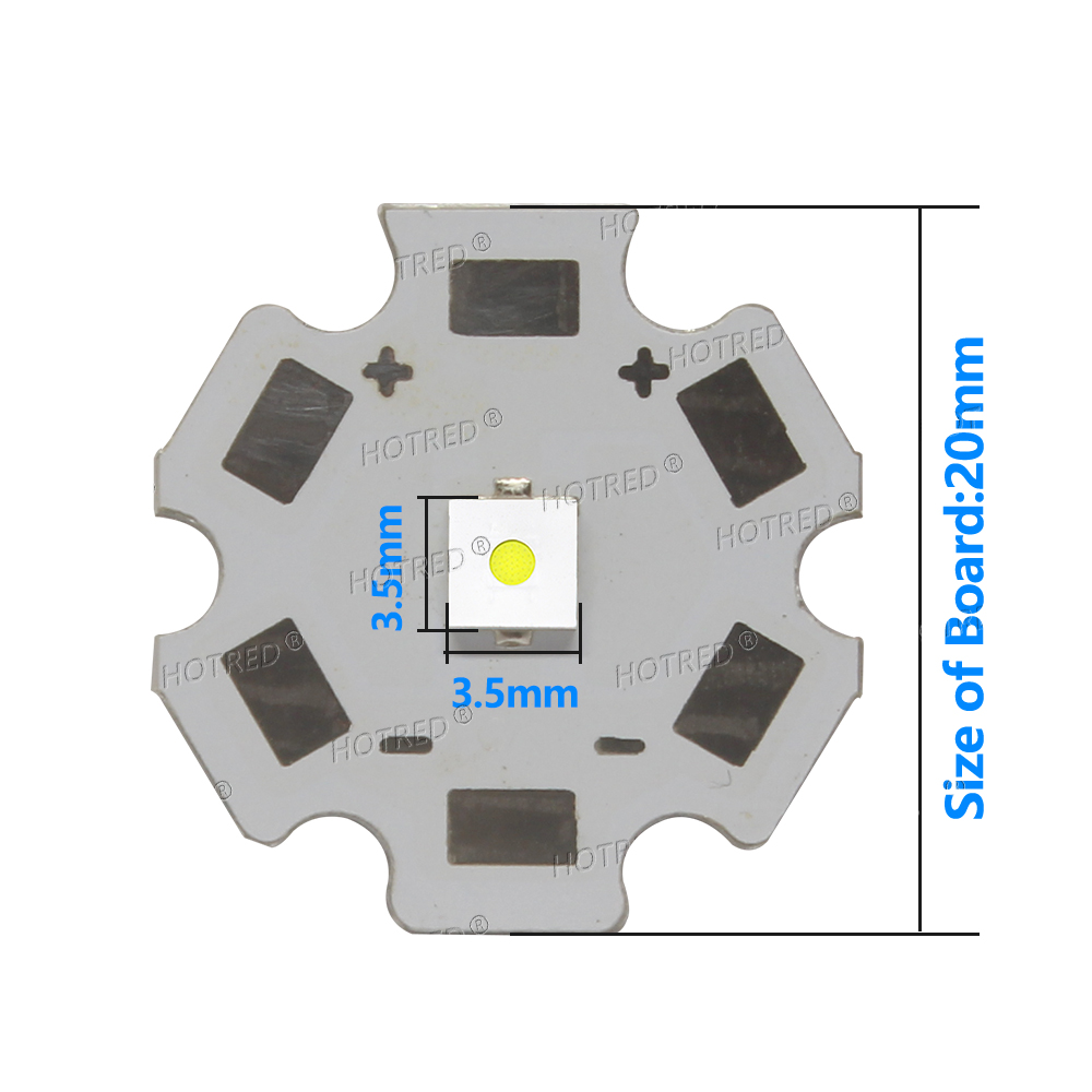 LED 5W 3535 cuenta láser blanc - Industrial Laser Diode reseña y precio