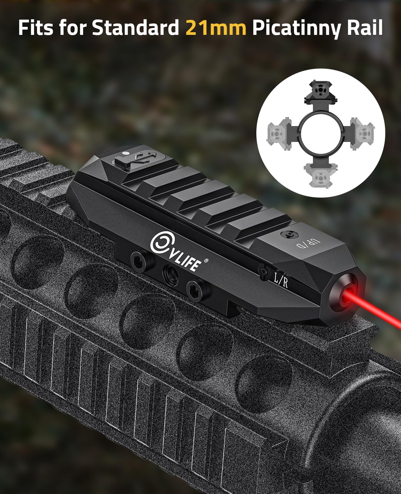 Vista láser de bajo perfil CVL - Industrial Laser Pointer reseña y precio