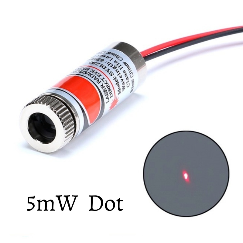 650nm 5mW punto rojo/línea/mód - Industrial Laser Diode reseña y precio
