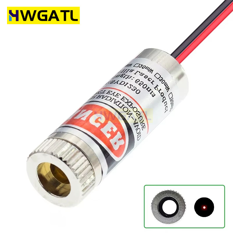 650nm 5mW punto rojo/línea/mód - Industrial Laser Diode reseña y precio