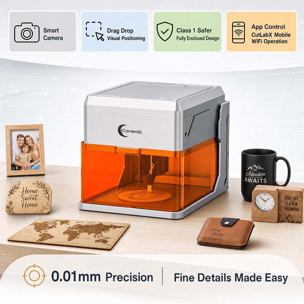 Grabador Láser Carverall A1PRO - Industrial Laser Cutting Machine reseña y precio