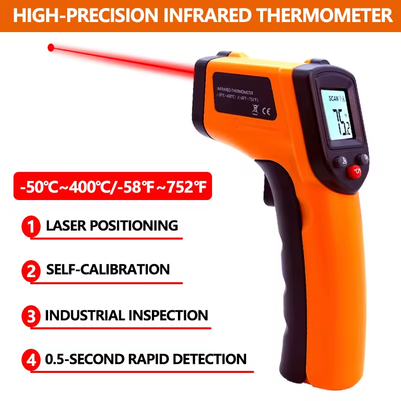 Termómetro Infrarrojo de Mano, - Industrial Laser Uses reseña y precio