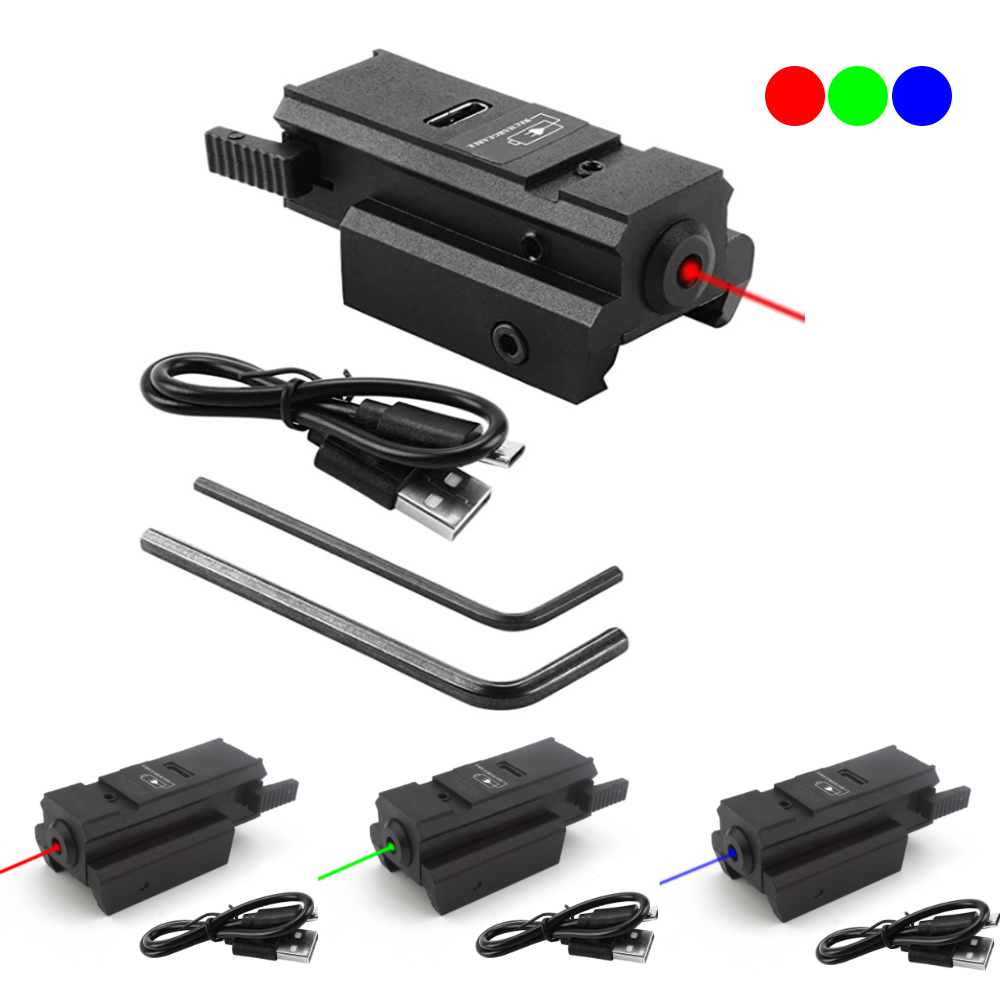 Mira láser de punto rojo, verd - Industrial Laser Pointer reseña y precio