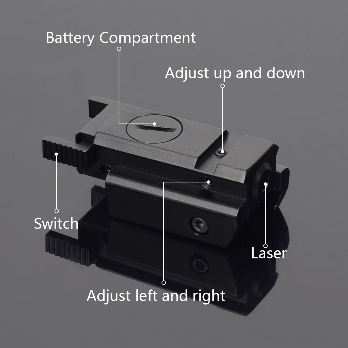 Mira láser táctica de punto ro - Industrial Laser Pointer reseña y precio